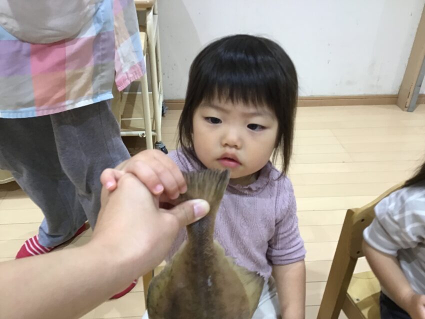 そーっと・・・🐟　
そーっと・・・🐟