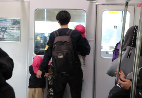 2歳児　★電車に乗ったよ★