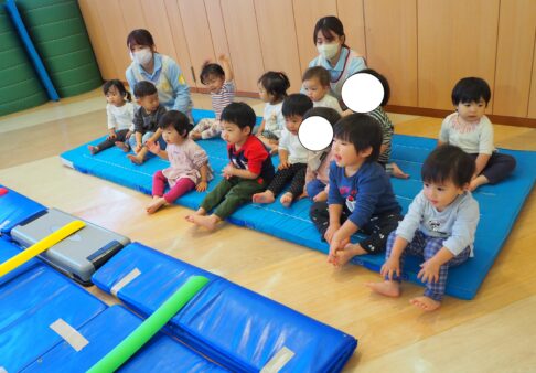 ☆1歳児りす組　11月体操教室☆