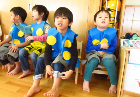 5歳児　生活発表会の練習