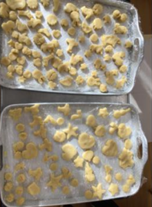 3・4歳児のクッキーづくり