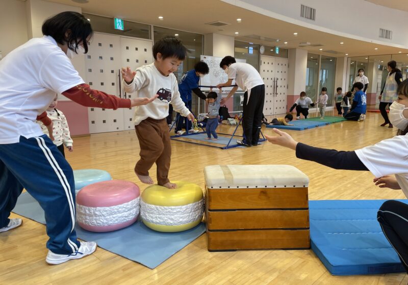 うまく渡れるかな…