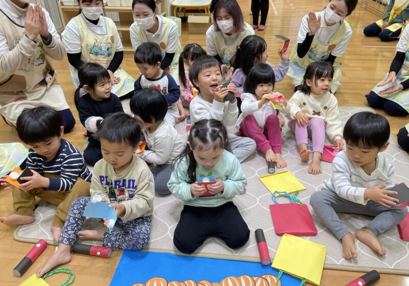 ピアノの音をよく聴いて…音楽あそび♬