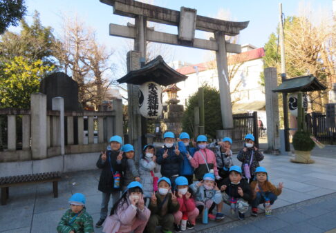 5歳児くじら組　「初詣」
