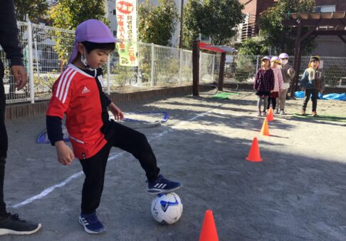 5歳児　大寒波をサッカー熱で吹っ飛ばせ‼︎