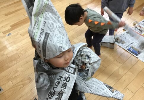 こすもす組(１歳児)の様子