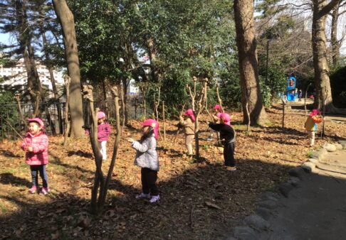 2歳児　★冬の自然の中で★
