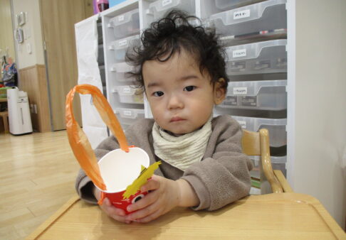０歳児　節分