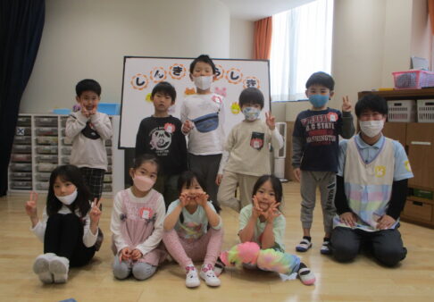 ５歳児クラス　進級式