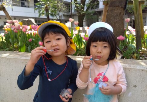 【4歳児】つき組　４月の様子～前半～