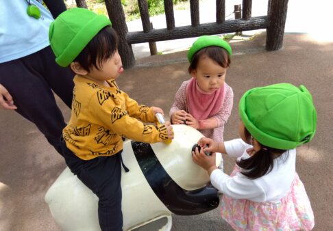 【1歳児】りす組4月前半の様子