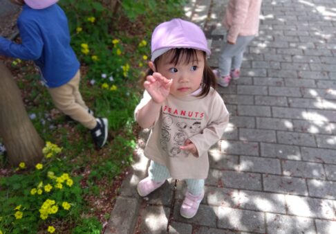 ２歳児ぱんだ組「お散歩に行ったよ！」　