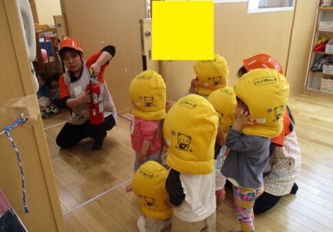 避難訓練をしました