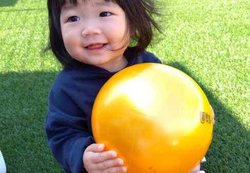 ０歳児　ボールあそび🔴