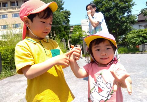 ☆避難訓練・異年齢保育☆
