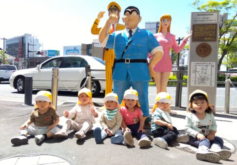 １歳児クラス　ゆったりとお散歩へ！