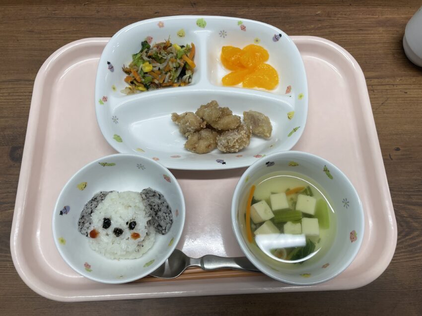 お給食は行事食🚩<br />
