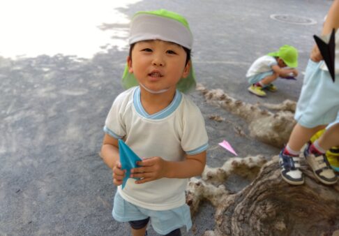4歳児　製作と戸外活動