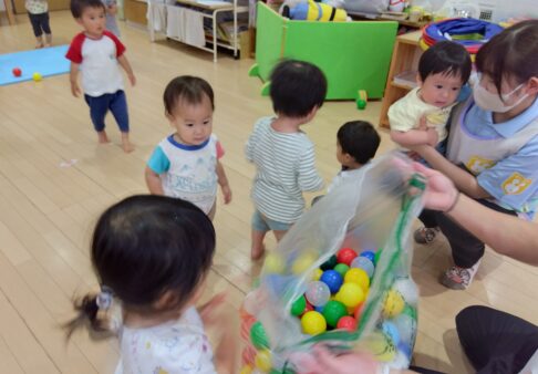 1歳児　りす組　体操教室