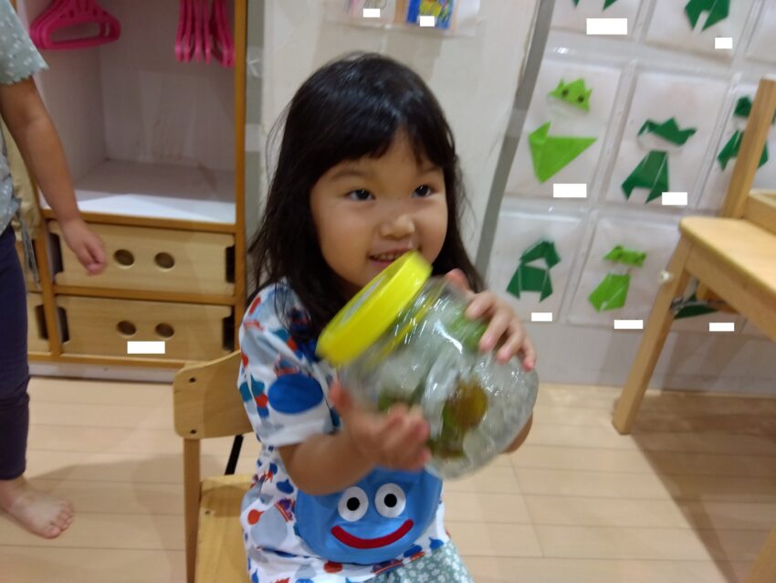 よーし！
瓶をshake！shake！