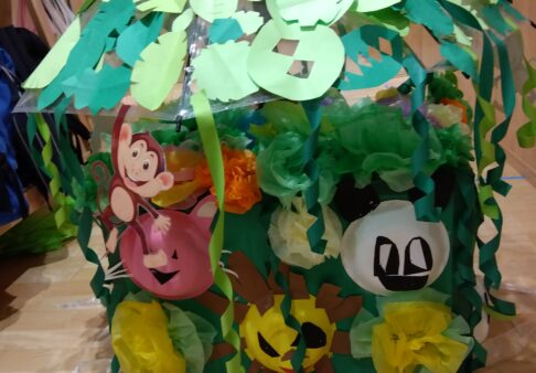 5歳児　制作の様子