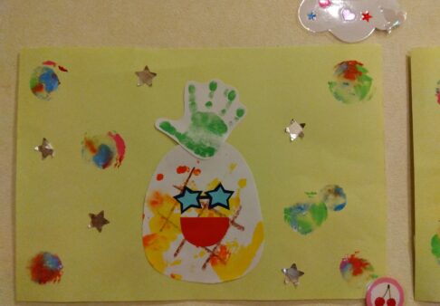 絵の具って不思議だね～0歳児～