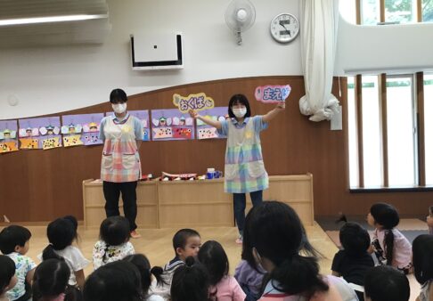 虫歯予防集会の様子☆