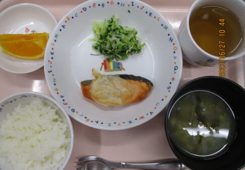 6月27日　給食