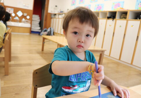 ☆２歳児 こぐま組 七夕製作☆
