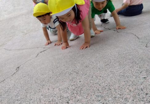 ２歳児　富士山の滑り台🗻