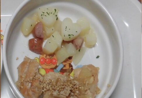 だいすきの日　給食とおやつのハート