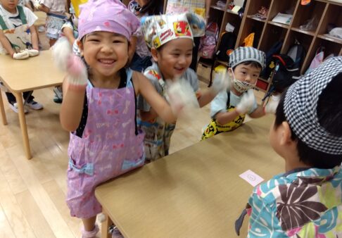 ４歳児　つき組　７月～前半～