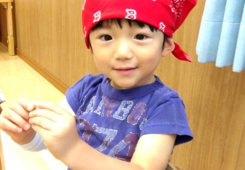 【２歳児】ぱんだ組　７月　～後半～