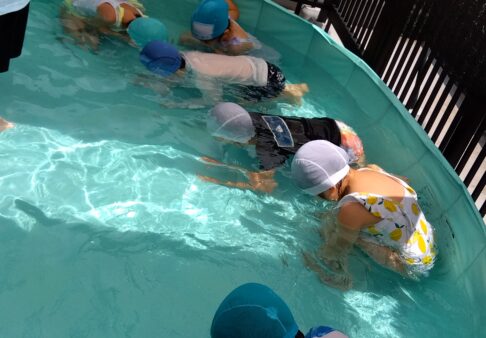 ５歳児　水遊び