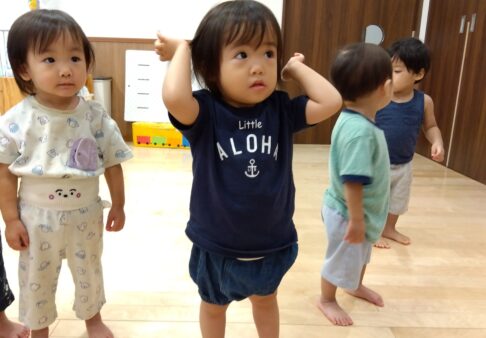 【１歳児】りす組　７月　～後半～