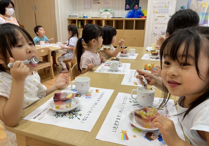 みんなでおやつの時間に食べたよ🎵