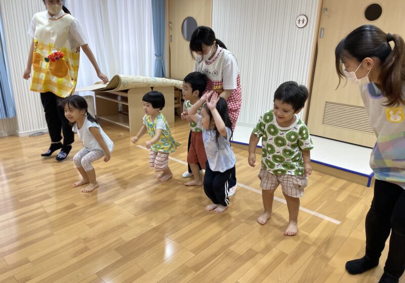 名古屋こども専門学校の学生さんが考えた遊びをみんなで楽しみました～😄