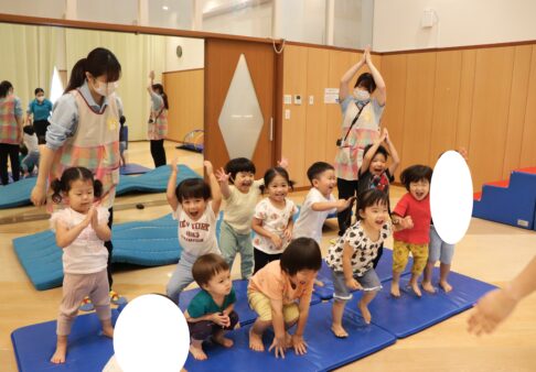 ☆2歳児　こぐま組　7月体操教室☆