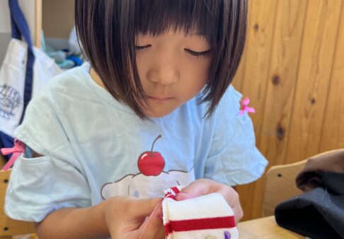 自分だけのぬいぐるみ　～幼児クラス