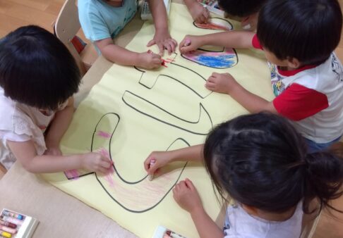 幼児　夏祭りに向けて✨