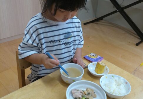 【3歳児】ご飯の時間