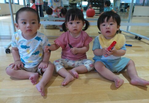 【0～1歳児】スタジオで遊んだよ！