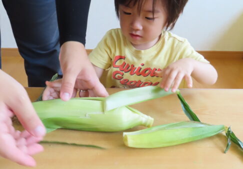 【２歳児】食育　あっ！みえた！