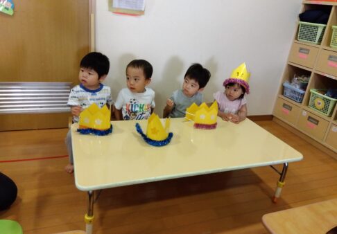 りす組（１歳児クラス）☆７月誕生会