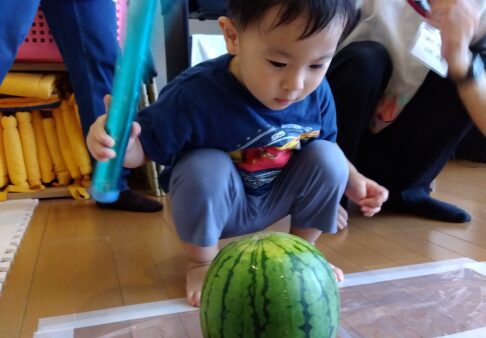 すいか割り～2歳児～
