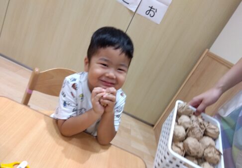 ３歳児　おまつりごっこ制作