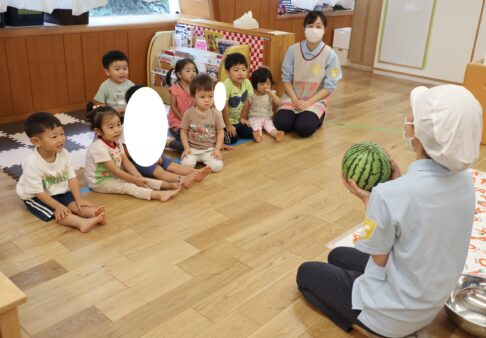☆２歳児 こぐま組 ８月食育☆