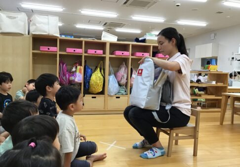引き渡し避難訓練