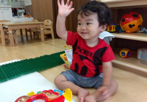【0歳児】　ひよこ組　8月　～後半～