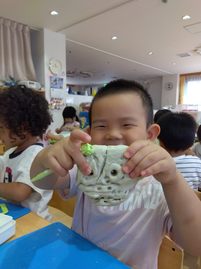 顔～～👦　
ぼくに似てる？？